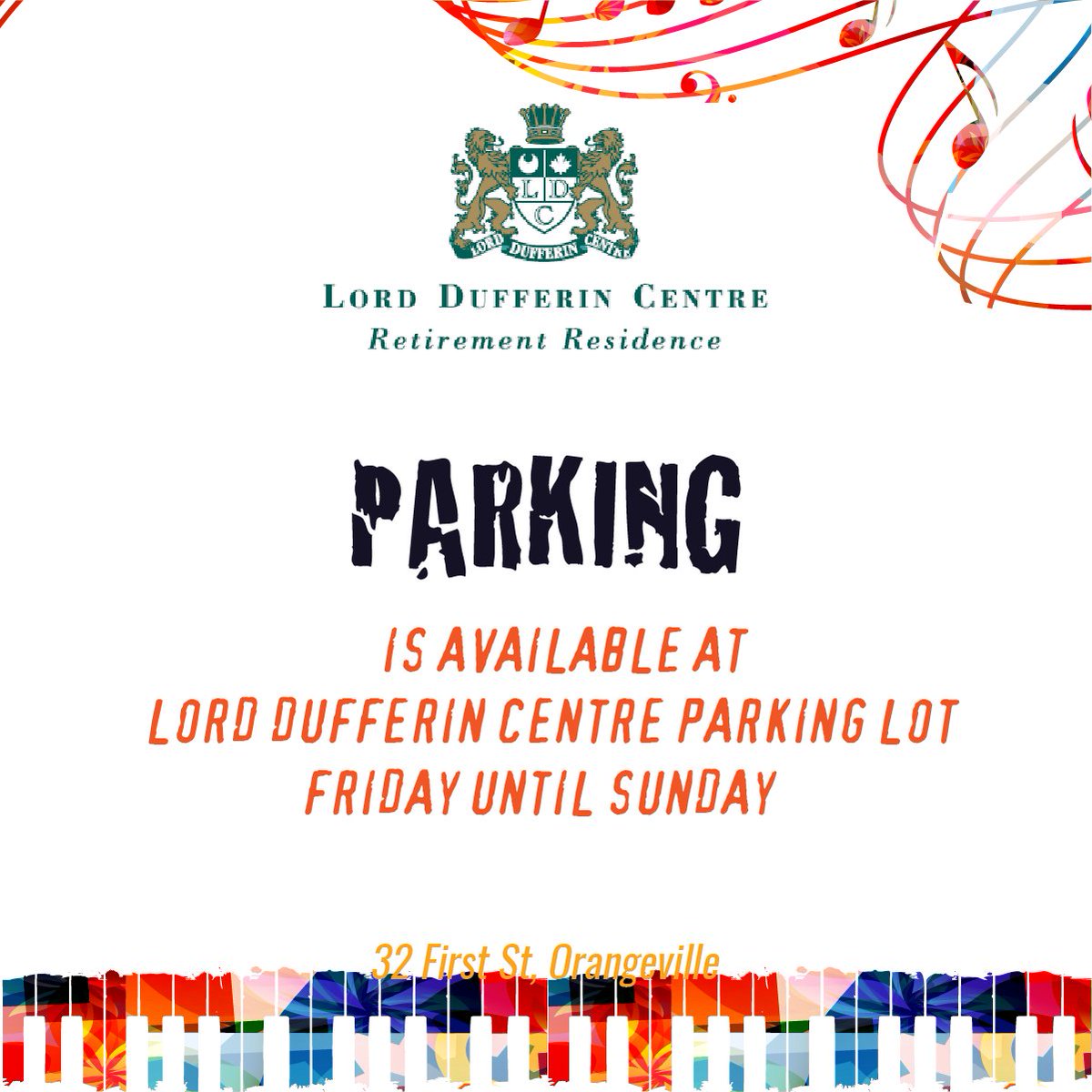 Parking is available next weekend at the Lord Dufferin Centre parking lot, just a short walk up to Broadway.

orangevillebluesandjazz.ca

#OBJF2023 #Orangeville #OrangevilleBluesAndJazz