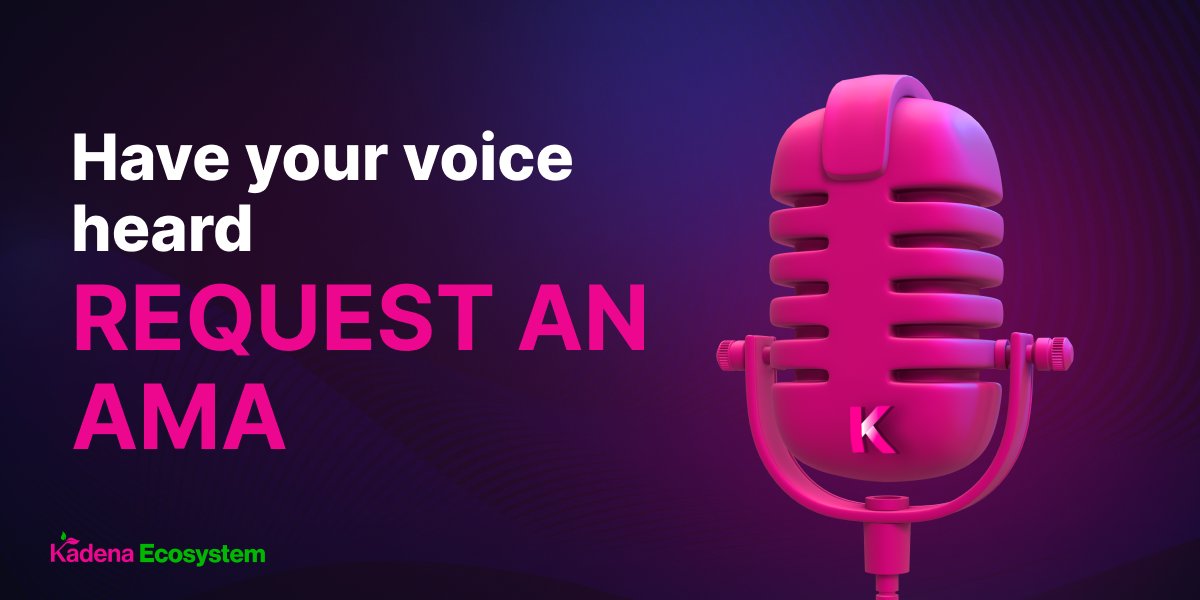 KadenaEcosystem's tweet photo. Would you like to chat with @KadenaEcosystem about your #Kadenaproject?
 
Get in touch with Chris ➡️ https://t.co/9URx0STTLE

$KDA https://t.co/c6J6VgqZv5