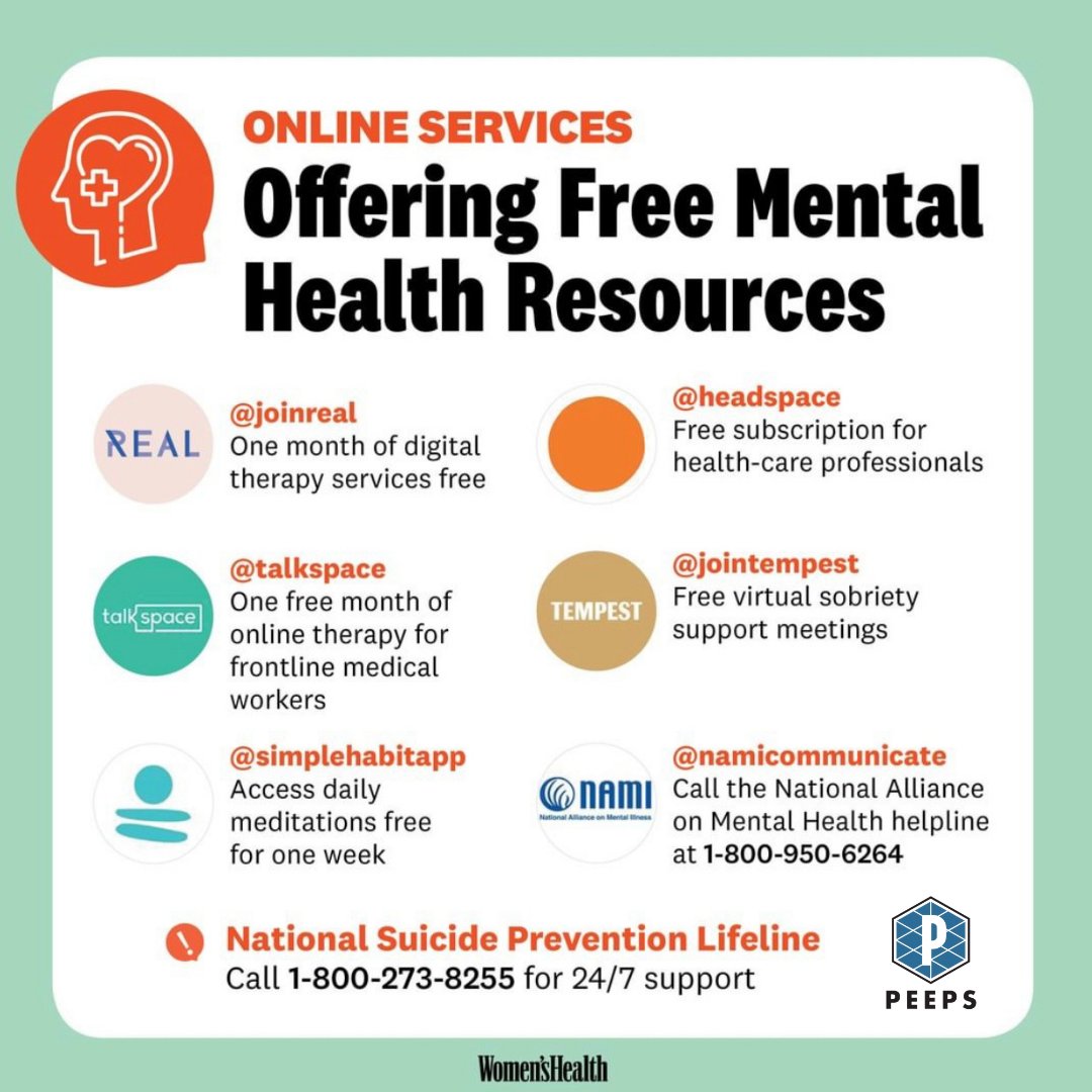 Finding affordable services and care can be challenging. Check out these free mental health resources or share them with a friend who might need them. 

#mentalhealthmonth