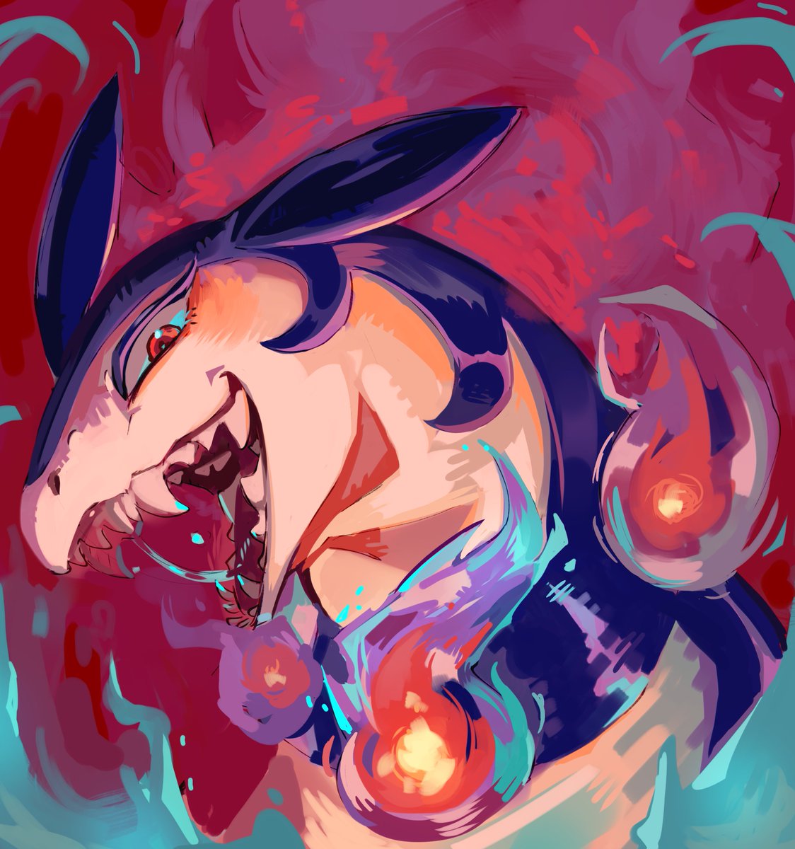 PSIBunny's tweet photo. Show your fangs ! https://t.co/JPmbXPwLEb