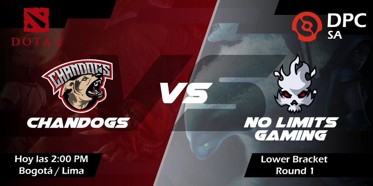 TeamChandogs's tweet photo. "¡Hoy es un nuevo desafío para nuestro equipo!
Estamos listos para enfrentar las Lower Bracket Round 1 en la DPC.
Agradecemos todo el apoyo hasta ahora y los animamos a seguir apoyándonos en esta etapa crucial. ¡Vamos con todo!"
#Chandogs💪🐶💪🔥#DPC #LowerBracket #esports #Dota2 https://t.co/Wn0lMJpjdx