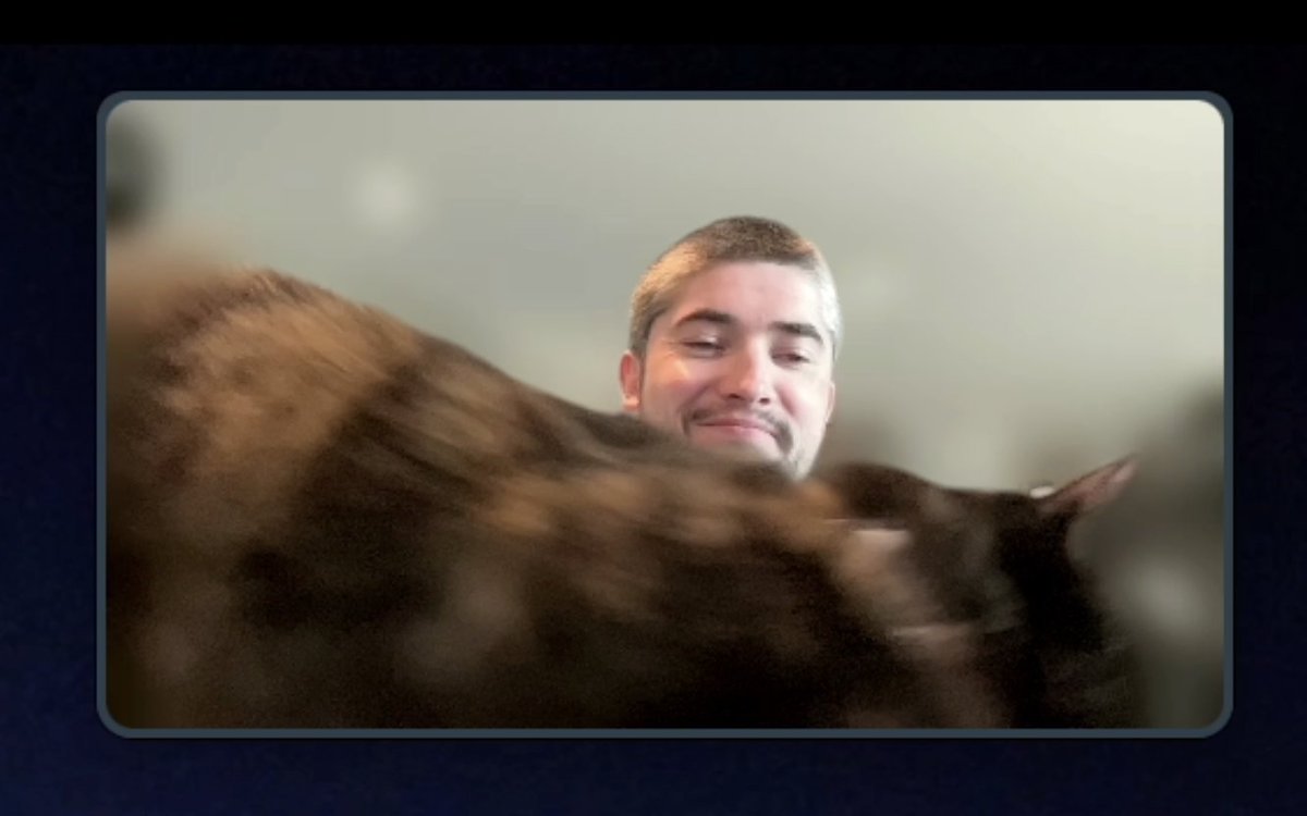 cnorval's tweet photo. Trying to record my @FAccTConference talk. 8 minutes in, aaaaand... cat! 

Every. Damn. Time. #FAccT2023 https://t.co/QCA9i5t53z
