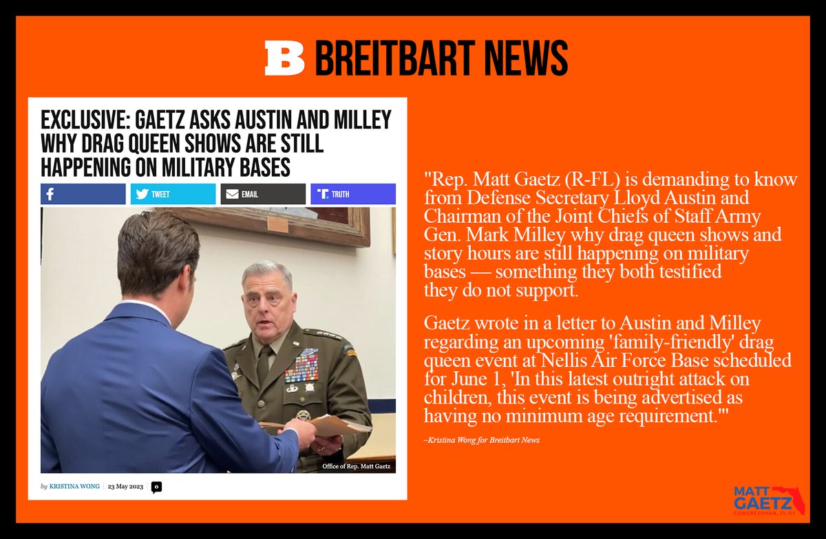 Former Congressman Matt Gaetz tweet media