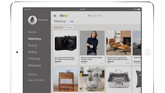 listranksell's tweet image. More @eBay app history:

In 2014, new iPad app features:

* Simplified navigation and checkout.

* Gesture-based exploration.

* Refined photography gallery.

* New View Item page.

* "Fresh" collections across popular categories.

ebayinc.com/stories/news/i… #eBayApp #eBay