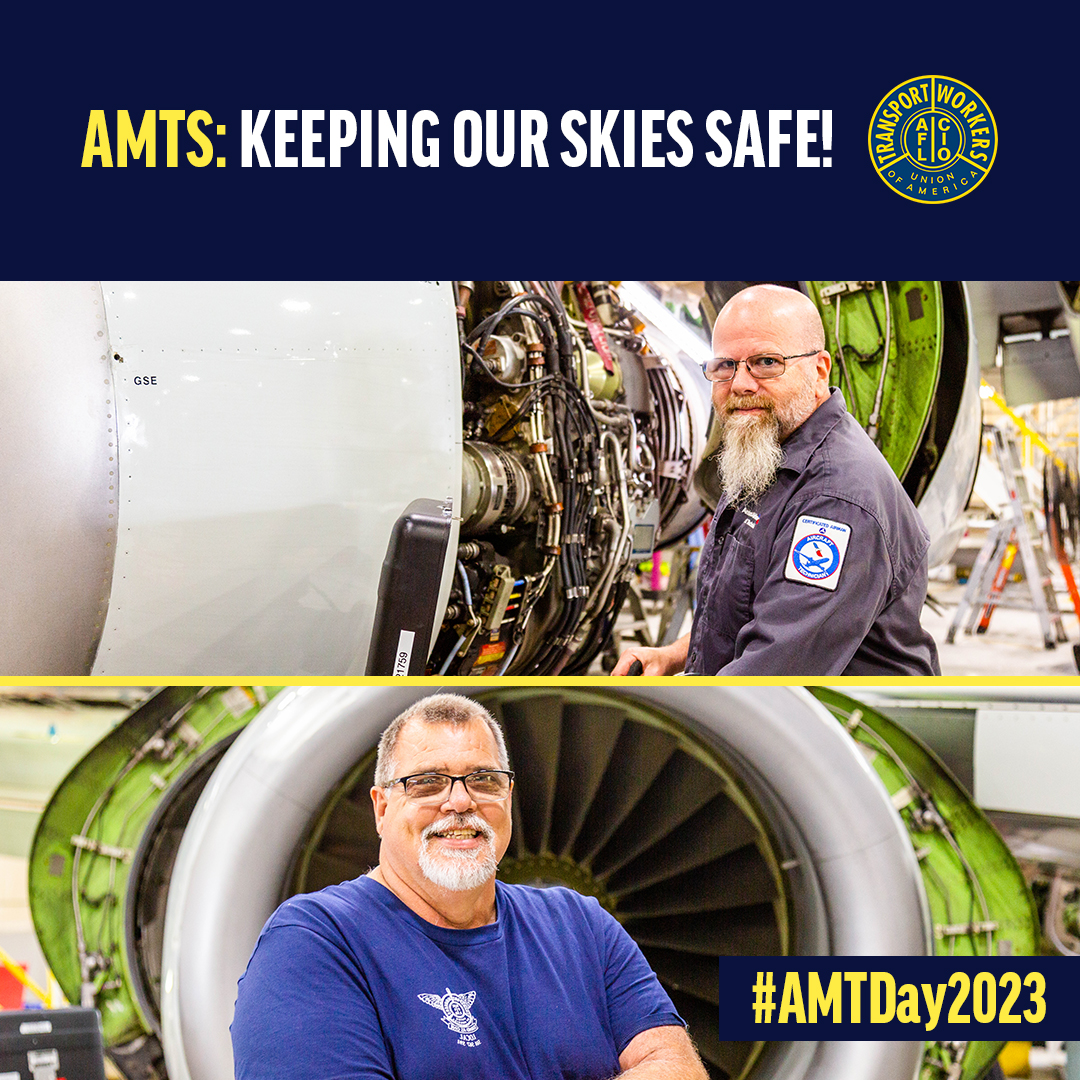 SWA4TWU's tweet photo. Aircraft Maintenance Technicians are the real engine behind every aircraft ✈️ Thank you to our TWU brothers and sisters who keep our industry flying high! #AMTDay2023 https://t.co/n4lykwSKFD