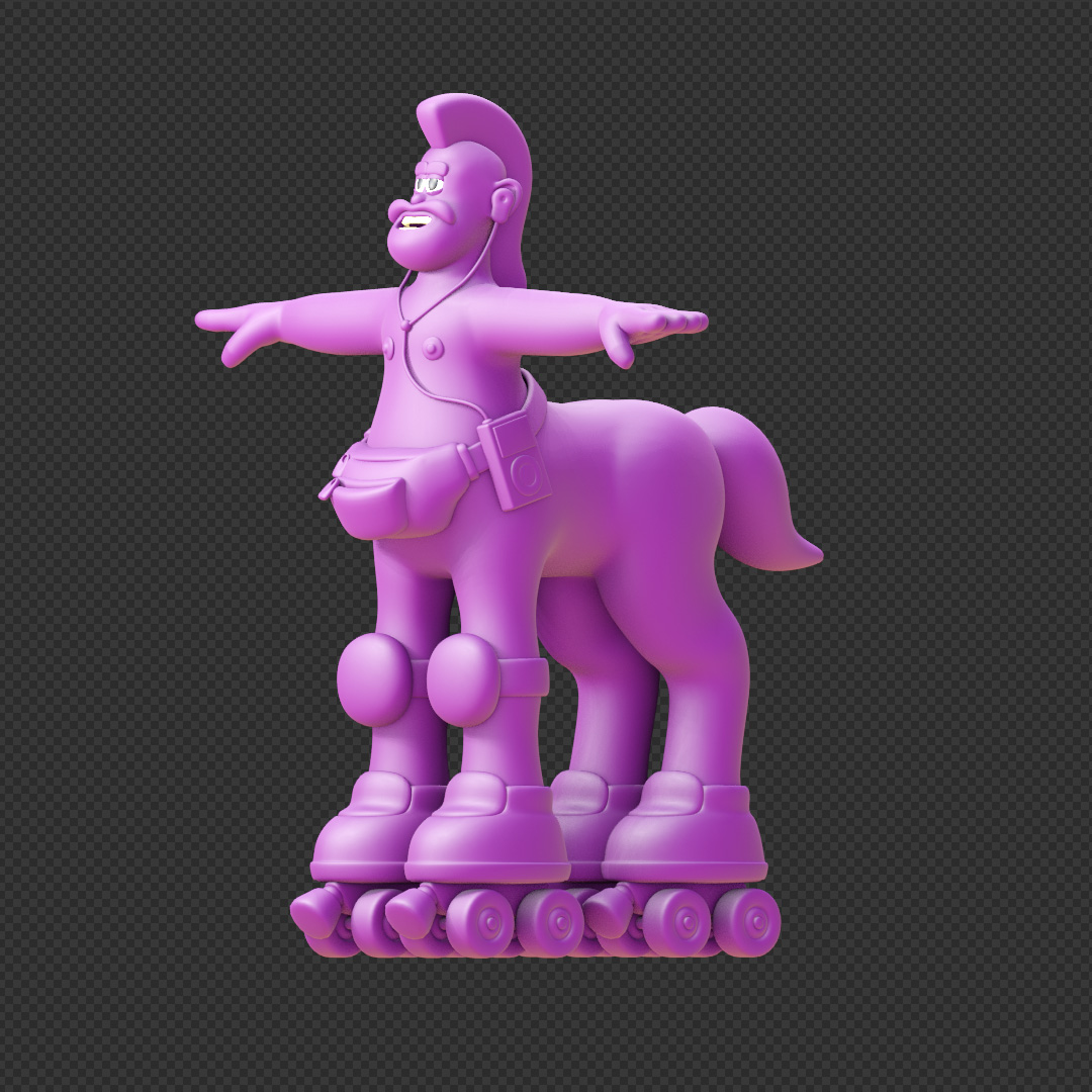 I drew a horse today🐴

Working on some more challenging models to practice rigging and animating.

#blender3d #blendercommunity #learningblender #rigging #3danimation #3dcharacter #fantasy #horse #centaur #characterdesign #markverhaagen