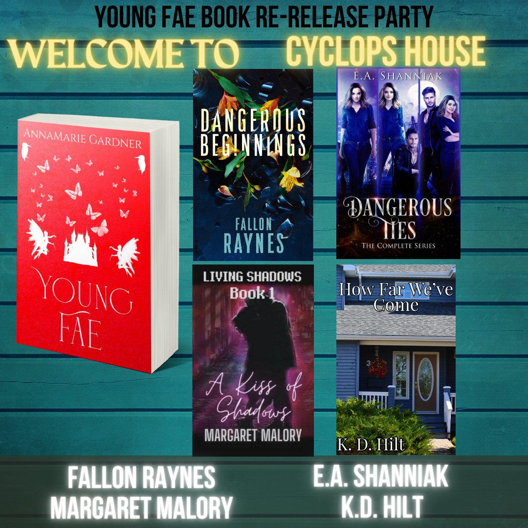You’re all invited to <a href="/authorgardner/">Author AnnaMarie Gardner</a> #BOOKRELEASEPARTY on May 26th @  facebook.com/groups/1516399… Cyclops House - <a href="/FallonRaynes/">F Raynes</a> <a href="/ea_shanniak/">ea_shanniak</a> <a href="/MargaretteDarbo/">Margaret Malory</a> <a href="/WarriorHilt05/">K.D. Hilt</a> -3 more houses to be sorted into! Who's excited?