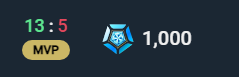 1,000 tracker score looks kinda clean
