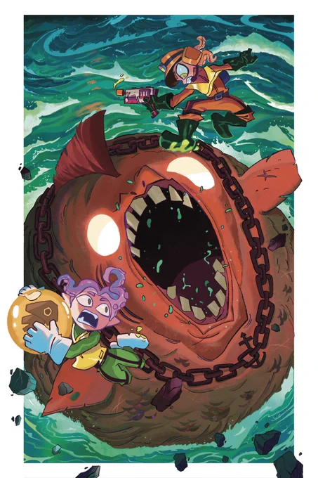 Fun "Salmon Run"commission I made a while ago :) #splatoon