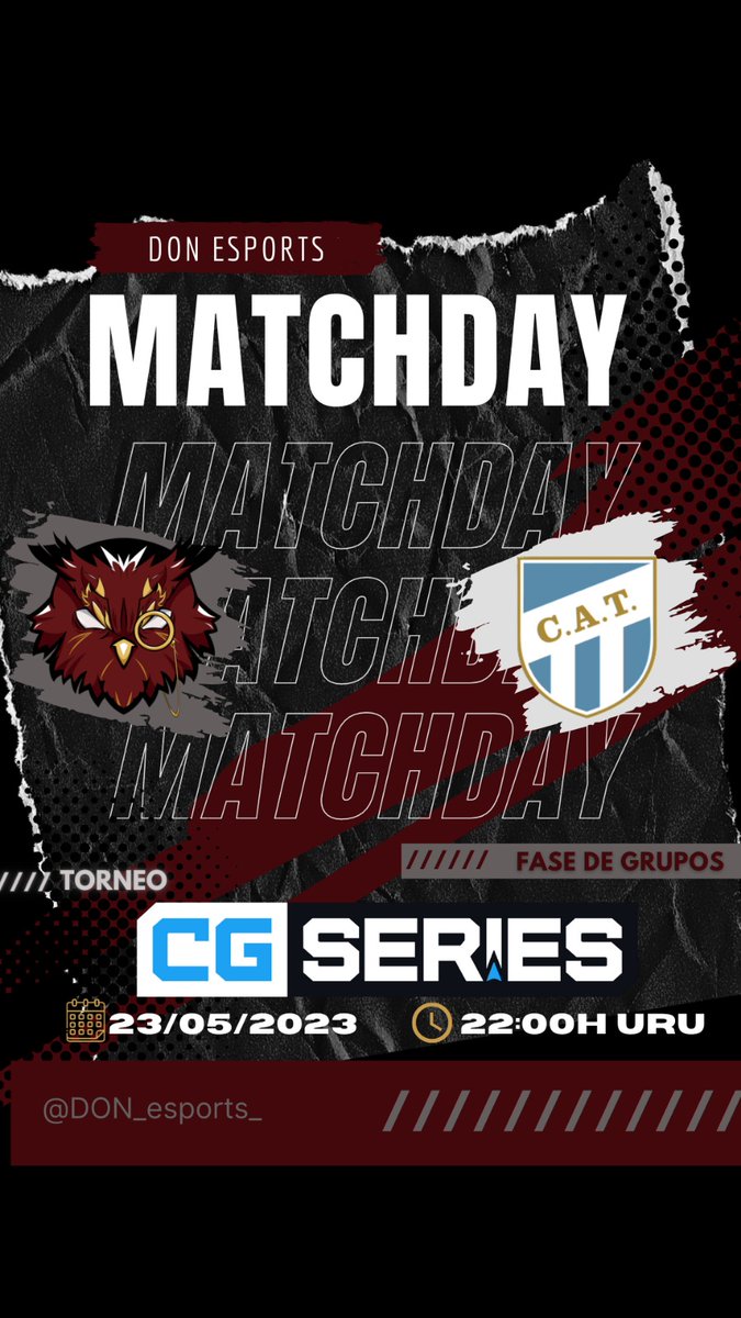 DON_esports_'s tweet photo. 🔥🦉MATCHDAY!!🦉🔥
🔥🦉DON Esports se medirá hoy en Fase de Grupos vs AT Tucumán a las 22:00 hrs ARG/URU 🦉🔥

Vengan a apoyar con todo a DON a través de:
https://t.co/5hNh6R56qu @Locomas22 

#DONEsports #GoDON #DONTFEAR #CSGO https://t.co/6gc5xBClDS