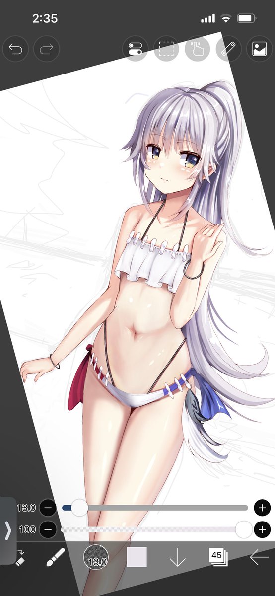 sHIMA531's tweet photo. #ShimAの描き方
水着着せました。水着かくと紐描きたくなるのはなんなんでしょうねꉂ🤣w𐤔
マカさんのモチーフをいくつかピックアップしてアクセサリーにしてみま��た。
描き方的には結合して形とかと色味をオーバーレイとかソフトライト使って調整。コントラストを強調したり弱めたり。 https://t.co/oInw2qqU1U