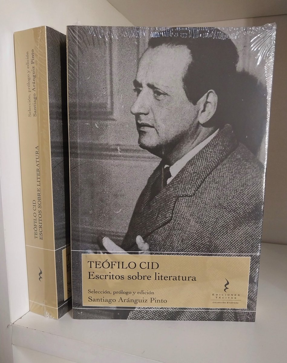 Reposición!
Teófilo Cid. Escritos sobre literatura.
Nuevamente disponible y con despachos gratis en la RM.
Zenteno 717 y online.
<a href="/EdTacitas/">Ediciones Tácitas</a> <a href="/La_Komuna/">LaKomuna</a> #teofilocid #literatura #literaturachilena #libreriadebarrio #zenteno717