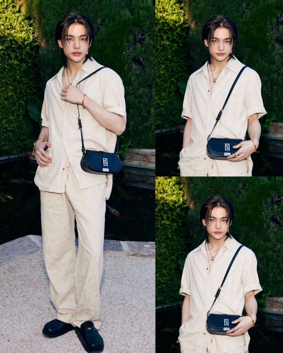 hyunjinpost's tweet photo. #HyunjinxVersace https://t.co/1UHPZHMIO3
