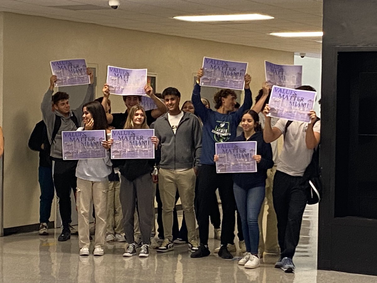 It was wonderful to celebrate Security Guard Jacqueline Martinez from <a href="/MiamiSunsetSHS/">Miami Sunset SHS</a> as the 2023 #ValuesMatterMiami Kindness Staff Member of the Year! Congratulations Jacqueline! <a href="/MDCPS/">Miami-Dade Schools</a> <a href="/MDCPSSouth/">South Region Office</a> <a href="/SuptDotres/">Jose L. Dotres, Ed.D.</a> <a href="/LDIAZ_CAO/">Lourdes Diaz</a> <a href="/AlayonSally/">Sally J. Alayon</a>