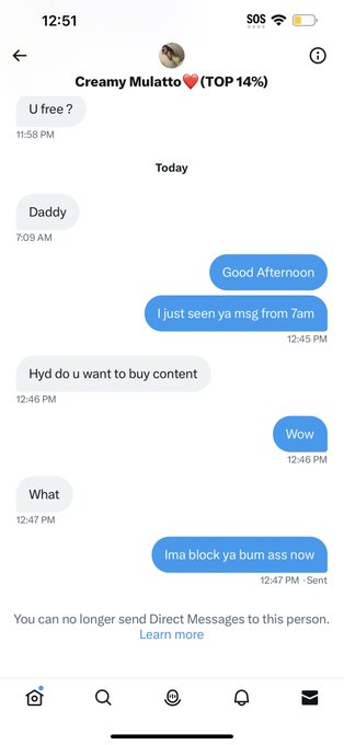 🤣🤣🤣🤣 and I sent this bitch money to stop msging me 🤣🤣🤣 https://t.co/Mpiwe77o56<a href="/tag/cashapp"class="tags"><span>#cashapp</span></a>