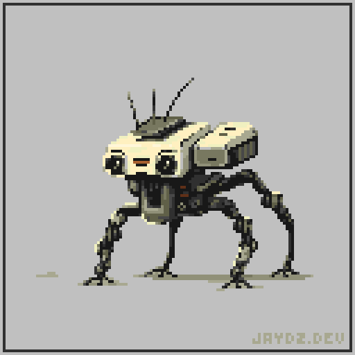 JaydzDev's tweet photo. Meet the "Scrounger," a new product from the player-owned HEX Corporation.

#UnderpunksRPG

The 3rd leg of "Race to the Surface" begins on 10th of June 2023.

#NFTcompetition

When traversing the giant, vertical, Copper Maze, this upgradeable follower will negate slippage and scavenge the surroundings for you as you climb.

All copies of this asset  will be minted directly to @CigalePixel's account on the #WAXblockchain. #WAXFAM players will have to purchase this in-game companion directly from Cigale.   

PLAY UNDERPUNKS on Discord: 
👉 https://t.co/XIgwgJF3Qn

The #Underpunks roleplaying game is rich and unique gaming experience where you, the player, get to direct and alter the world.  

#WAXNFT #WAXFAM #NFTGame #NFTgames #NFTGaming $WAXP #UPMAX #PixelArtist #PixelArt #JaydzDev #PixelartGames #ExplorationGames