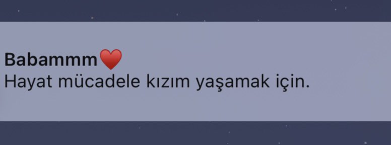 ggulsen09's tweet photo. Kısa ve öz babamdan https://t.co/xNwzi6inIp