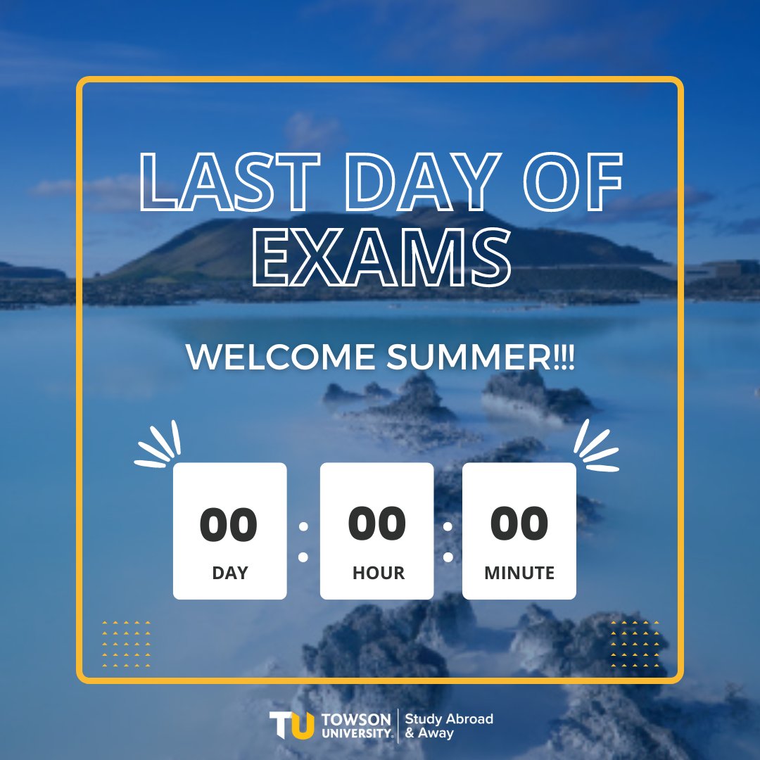 YOU HAVE REACHED THE FINISHLINE🎉 Congratulations on all your hard work this year, you deserve it! We hope you have a wonderful and safe summer! See you next semester✌
#️TUabroad #HowBigIsYourWorld