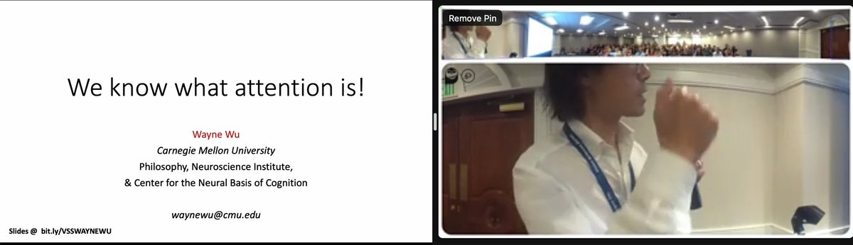 chazfirestone's tweet photo. Last talk is by @attninaction. His title was going to be "We know what attention is, damnit!" but he went with something milder…#phiVis #VSS2023 https://t.co/tWVQrkRMVU