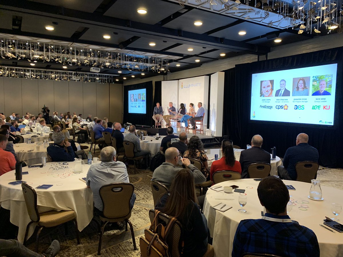 chrissandersSSP's tweet image. End-user panel representing several @SSPInnovations major utility clients discussing the criticality of the #ActiveGIS product suite and tools for managing their Esri #utilitynetwork and #gis workflows!
