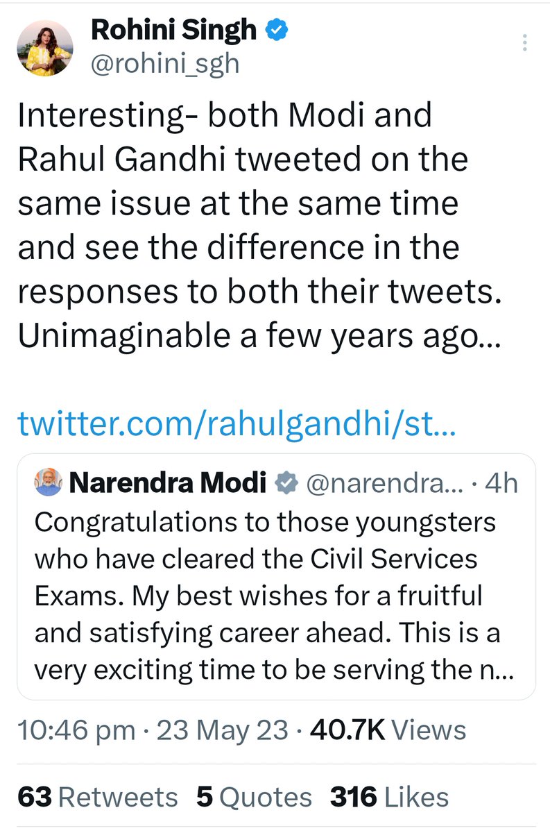 vinodfex's tweet image. Dear #ModiFans please donot call yourself a supporter of @narendramodi  if you donot Retweet , Like and share his tweets. 
That&apos;s the least you can do for the man who is working day and night for the future of Bharat Mata! 
Congress has put huge money to improve RG not Modiji.