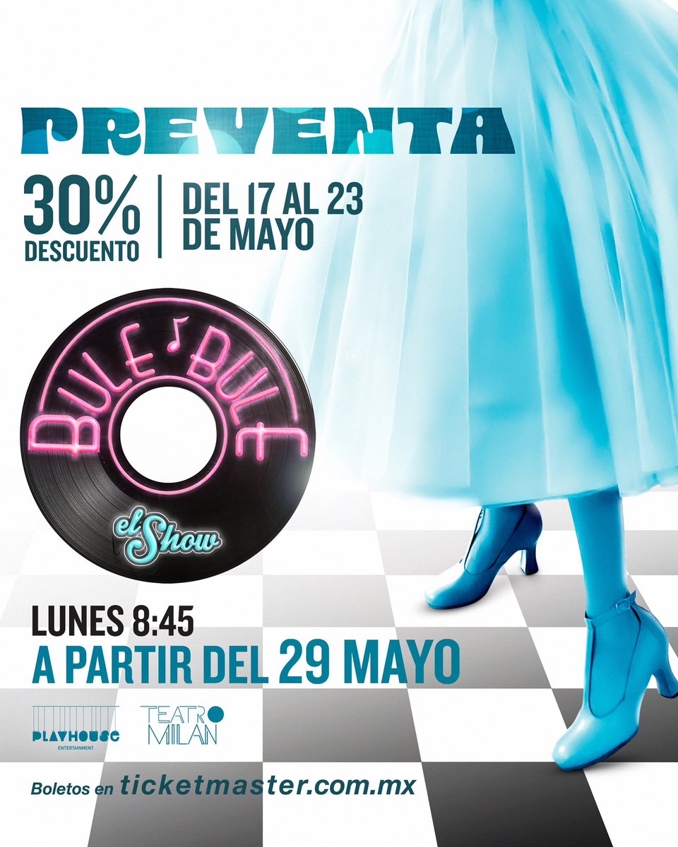Loyolus 🎭🎬📺🎶 (@soy_loyolus) on Twitter photo A partir del 29 de mayo <a href="/BuleBuleElShow/">Bule Bule el Show</a>. Uno de los musicales más queridos por el público, regresa al escenario del <a href="/teatro_milan/">Teatro Milán</a> con nuevo elenco dispuesto a ganarse los votos de los asistentes en cada función.
Bajo la dirección de <a href="/anahiallue/">Anahí Allué</a>
Más información. 🧵👇🏽 A partir del 29 de mayo <a href="/BuleBuleElShow/">Bule Bule el Show</a>. Uno de los musicales más queridos por el público, regresa al escenario del <a href="/teatro_milan/">Teatro Milán</a> con nuevo elenco dispuesto a ganarse los votos de los asistentes en cada función.
Bajo la dirección de <a href="/anahiallue/">Anahí Allué</a>
Más información. 🧵👇🏽