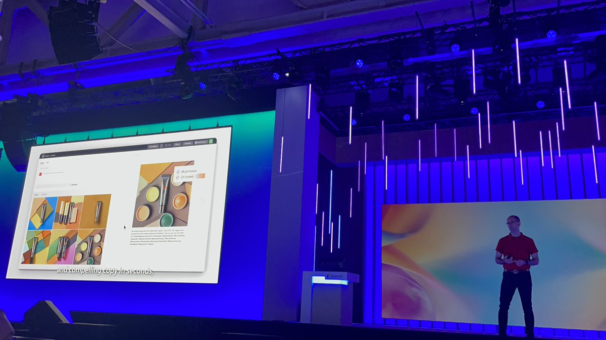 vishalsood's tweet image. So great to see @typefaceai at Build! Thank you @scottgu for showcasing us at #MicrosoftBuild2023 #MSBuild