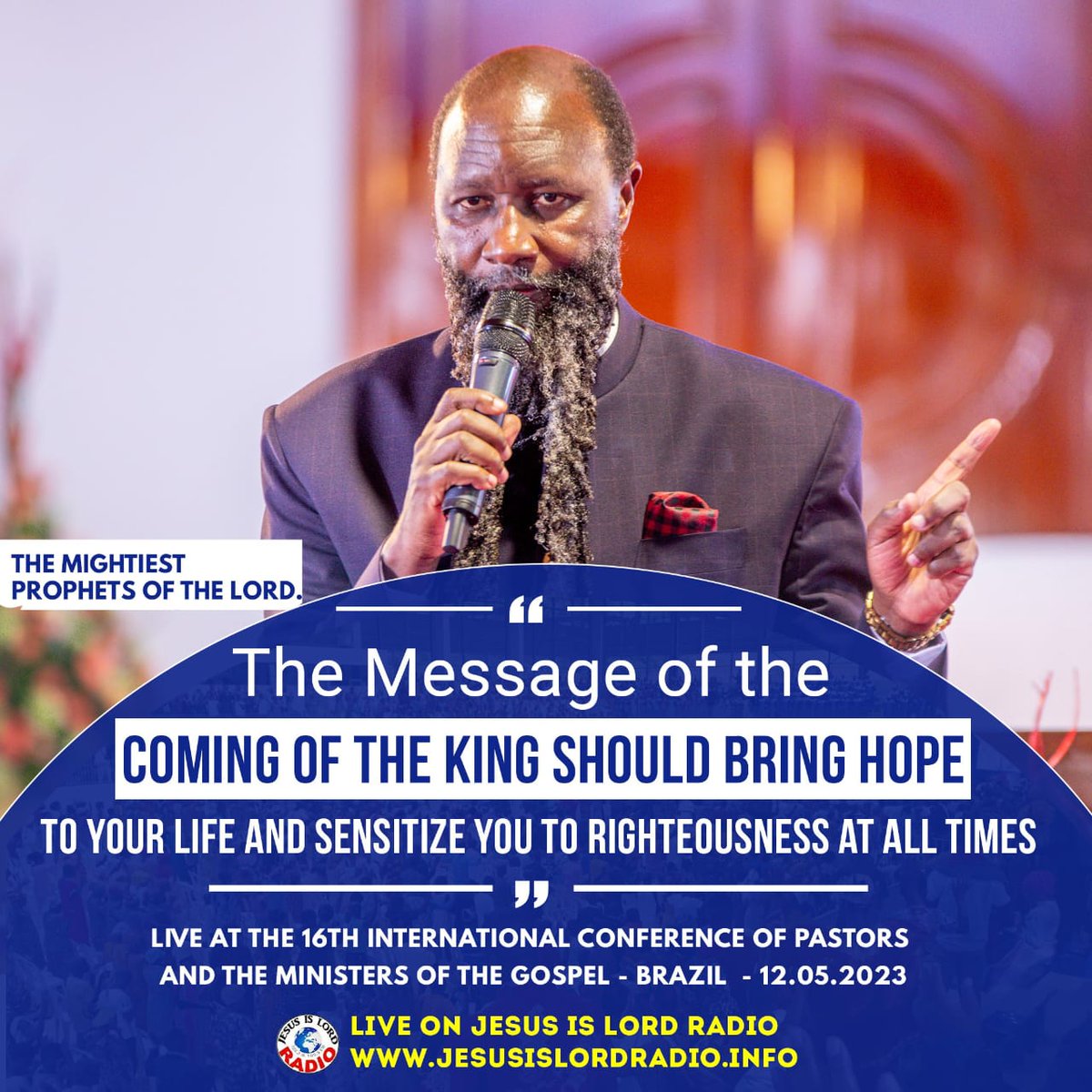 AloyceOchieng12's tweet photo. These are the last days' interventions for the restoration of man before the MESSIAH COMES, as promised in the Bible;
Malachi 4:5 
"See, I will send the prophet Elijah to you before that great and dreadful day of the LORD comes.
#ImperatrizWordExpo
PREPARE, ELIJAH HAS COME https://t.co/YRxTjEh8eC