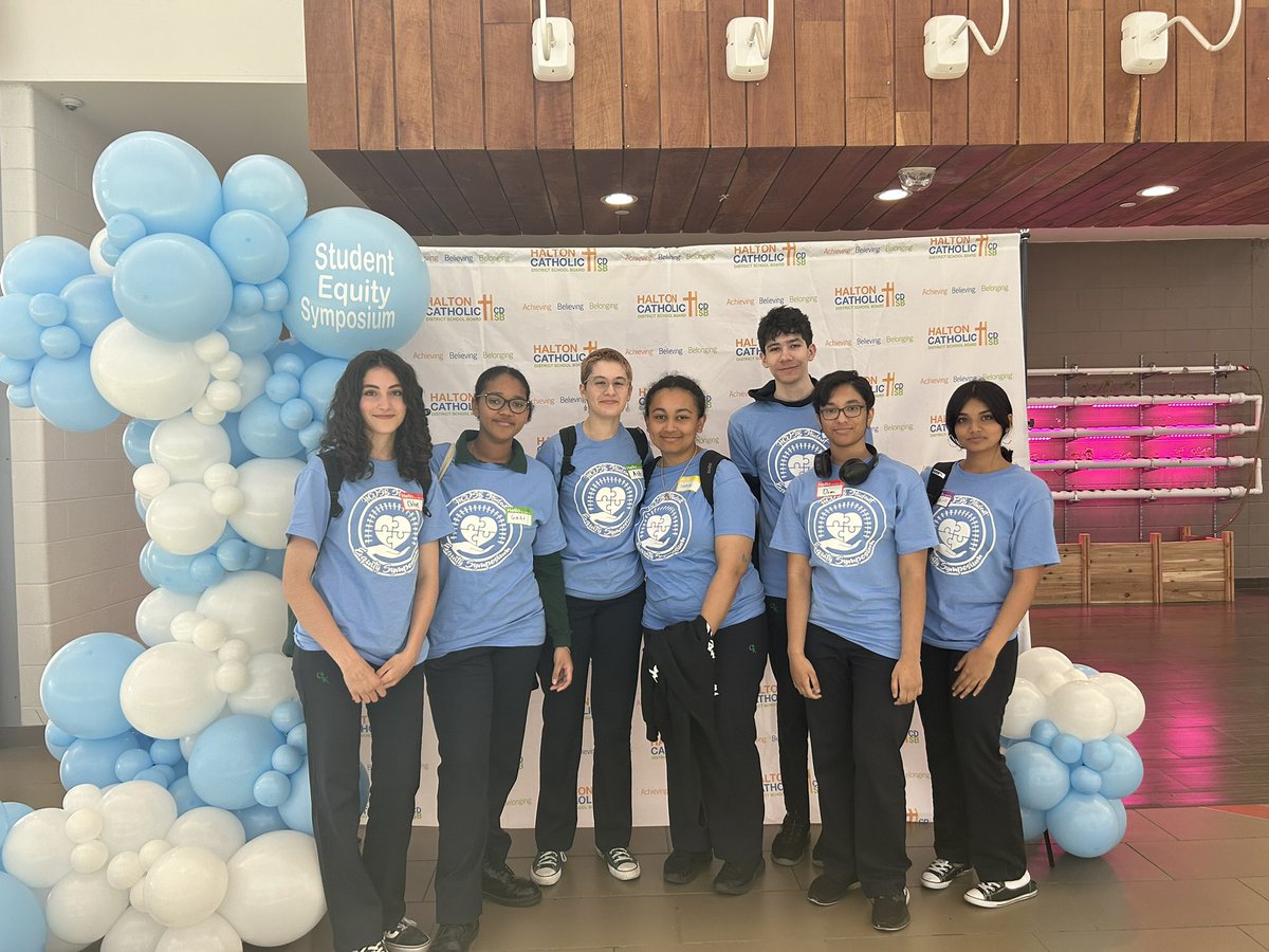 What an awesome time the <a href="/CtKHH/">Christ The King SS</a> crew had at the Student Equity Symposium! We learned (and laughed) so much!💡🙌🏻🎉😁 <a href="/HCDSB/">Halton Catholic DSB</a> thank you our friends at St. FX for hosting us!🫶🏼