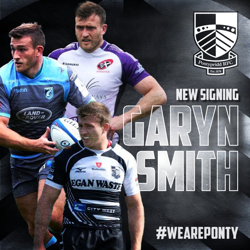 𝗚𝗮𝗿𝘆𝗻 𝗦𝗺𝗶𝘁𝗵 𝘀𝗶𝗴𝗻𝘀 ✍️

We are thrilled to announce the signing of centre <a href="/GarynSmith/">Garyn Smith</a> for the 2023/24 season from English Championship club Cornish Pirates 🤝

Welcome home, Garyn 🫶

🗣𝘼𝙡𝙡 𝙩𝙝𝙚 𝙧𝙚𝙖𝙘𝙩𝙞𝙤𝙣 🔗👉 ponty.net/garyn-smith-si…

#WeArePonty ⚫️⚪️