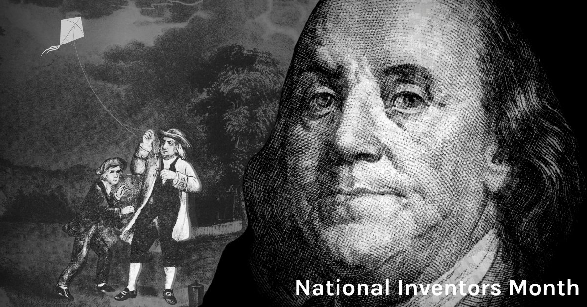 Next up in our #NationalInventorsMonth spotlight: the famous founding father, BENJAMIN FRANKLIN! 🔦