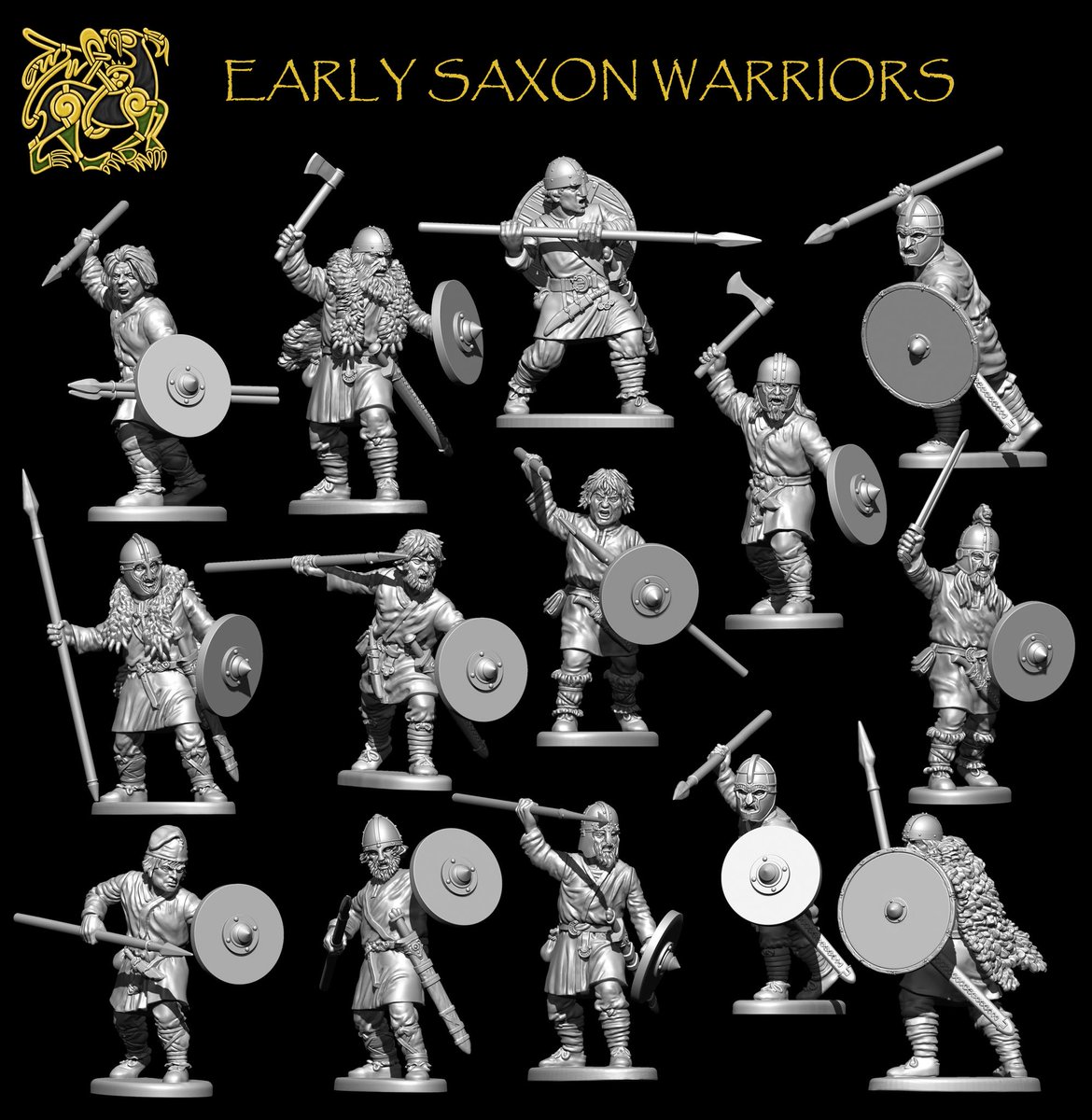 Have a peek at some of the Early Saxons coming out soon from <a href="/AtVictrix/">Victrix Miniatures</a> which will be handy for invading Britain and having a crack at the Romano-British ow.ly/usrE50Oug6H