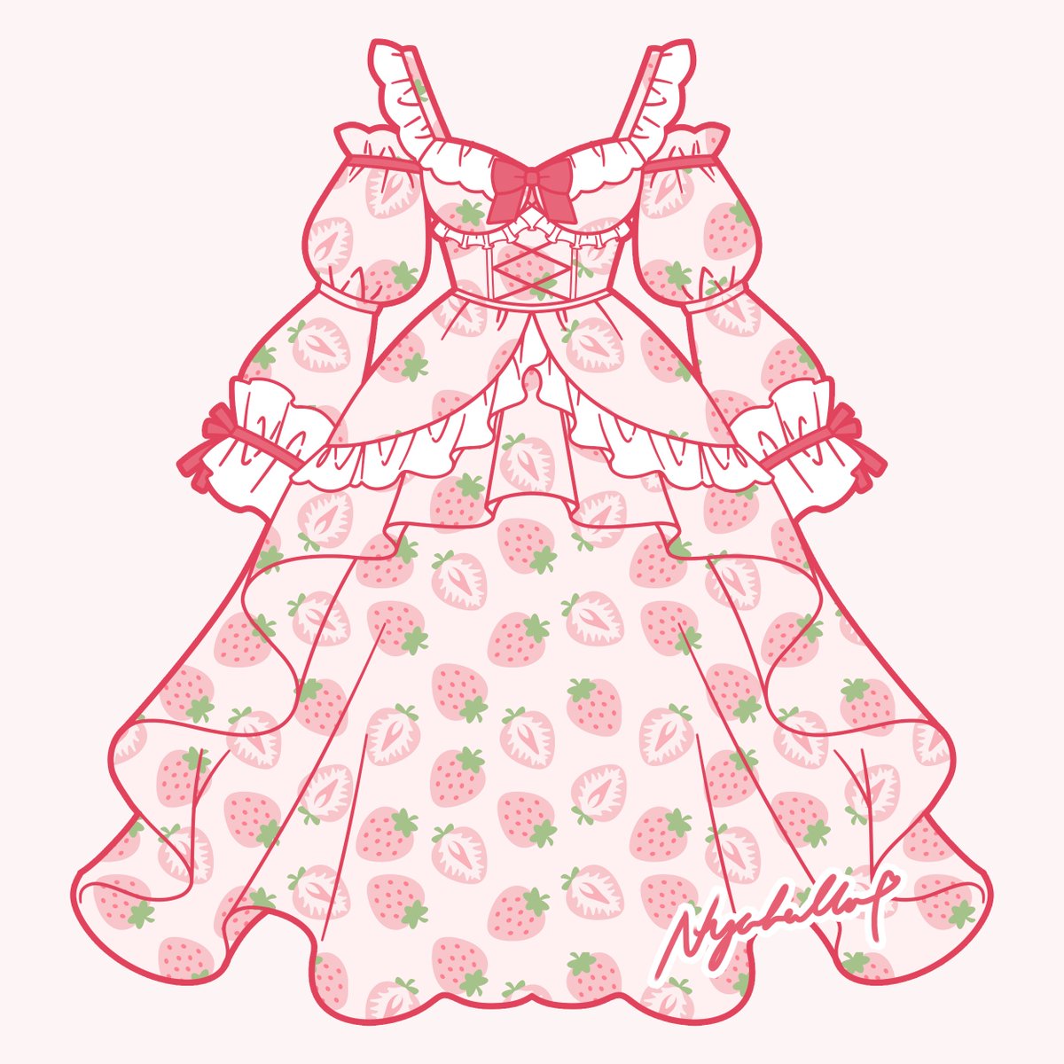 NyahalloShop's tweet photo. You can only pick one strawberry dress 👗🍓 https://t.co/a4fCzlU6Nr