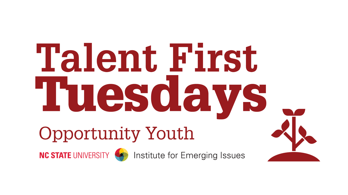 emergingissues's tweet photo. Today was our final #TalentFirstTuesday featuring the Opportunity Youth panel from this year’s #TalentFirstNC forum. Talent First Tuesdays is a special series of #TheConnectorIEI podcast. Listen to the discussion: https://t.co/h4ZKEA4q2L https://t.co/c2XicWPymI
