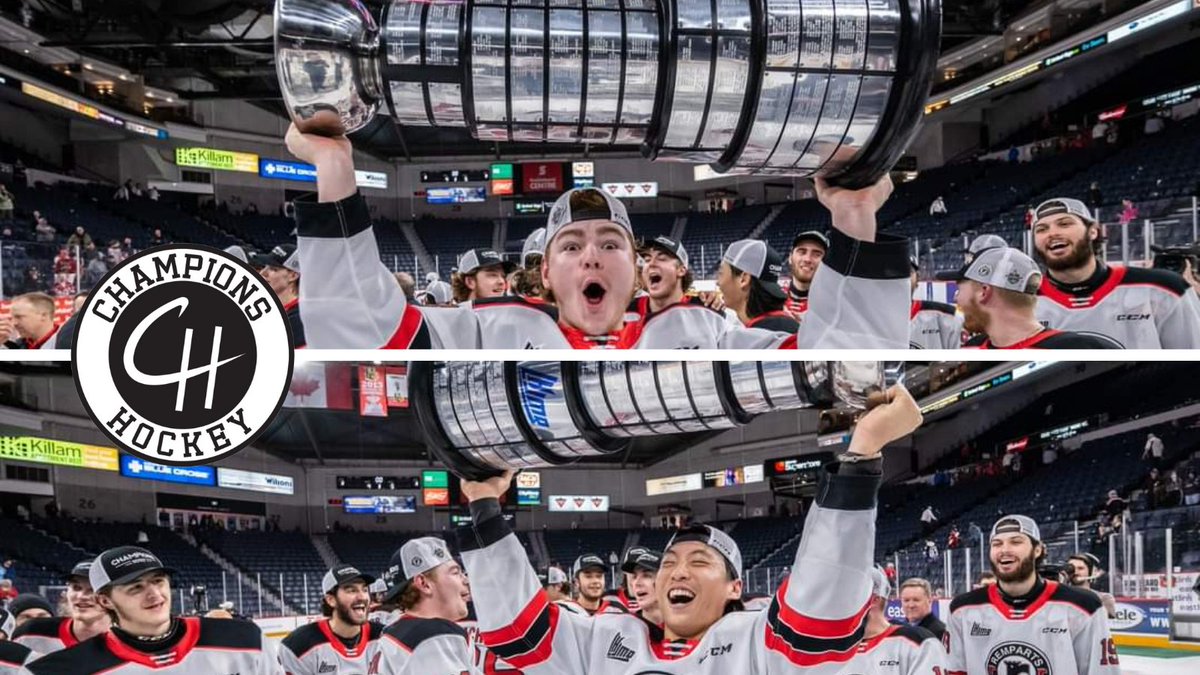 Congratulations to Champions Hockey athletes, Andrew Gweon and Cam Thomson, on winning the President's Cup! Best of luck at the Memorial Cup later this month in Kamloops!