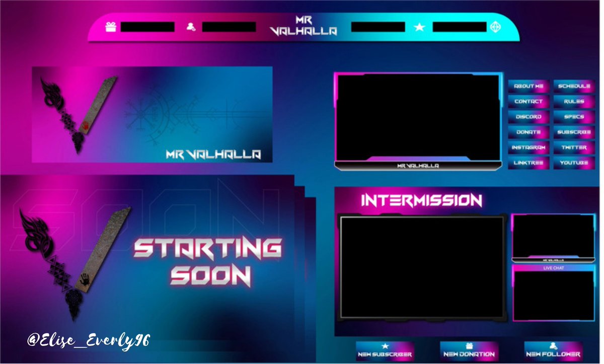 Let the battle begins!💙
#overlay #twitchoverlay #overlaypackage #gfx
#vfx #needoverlay #anyoneoverlay #whooverlay
#animatedoverlay #twitchstreamer #FortniteArt 💜
@ScrimFinder @ArtistRTweeters 
@wwwanpaus @sme_rt 
@BlazedRTs @streamerwallcom 
@StreamerRT1 @rtsmallstreams 🔥🖤