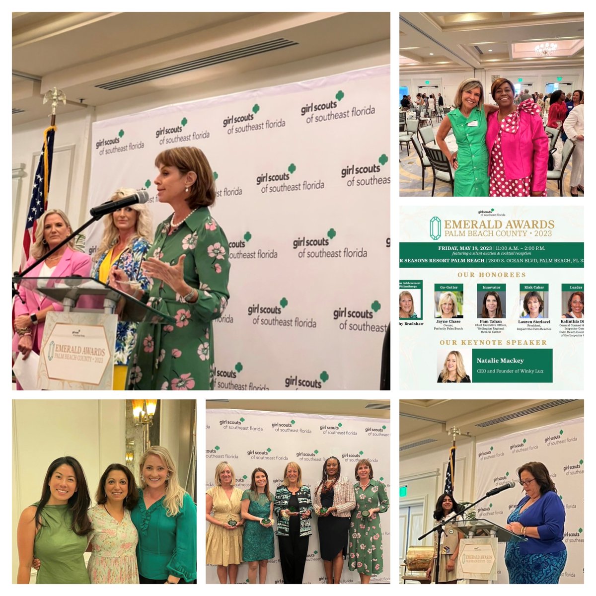 Congratulations, Lauren and to all of the women honored at Friday’s Emerald Awards. Congratulations, Lisa Johnson, for another fantastic event!  So many great women in the room, including our young future leaders! And just a few Impact the Palm Beaches members as well!
