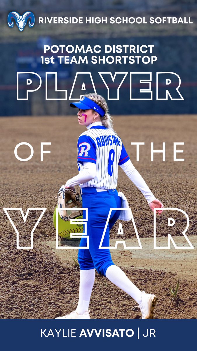 🧵 2 of 7…CONGRATS TO <a href="/kaylieavvisato/">Kaylie Avvisato</a> on being named not only 1st Team All District Shortstop, but this this year’s Potomac District Player of the Year! #LND