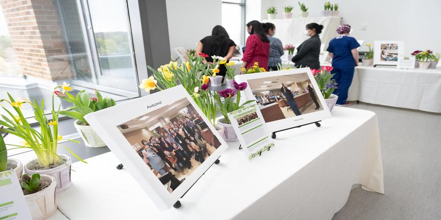Sunnybrook's tweet photo. An engaging photo exhibit recently celebrated Moments of Joy from teams across Sunnybrook! Recognizing these moments can help enhance staff well-being. https://t.co/sqI9OTMCbq