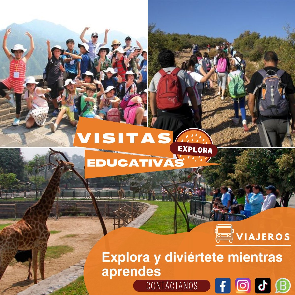 SuperToursPeru's tweet photo. Aprender de manera diferente 🚍
Que la educación trascienda de las aulas y llévala al campo con SuperTours a través de paseos escolares interactivos, didácticos y llenos de aprendizaje ✨

Explora mientras aprendes con SuperTours 🤩
#visitaseducativos #supertours https://t.co/0HAnK8whiZ