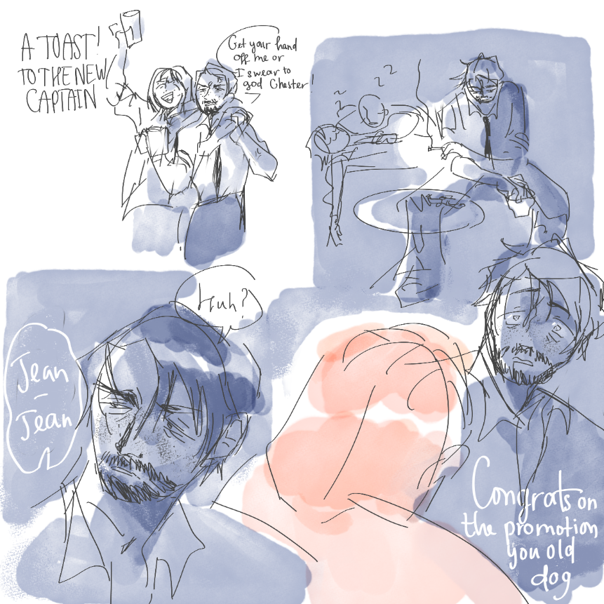 another corny continuation of the harryjean / jeanharry AU. was rushing a bit cause it late for me rn but i hope yall enjoy it