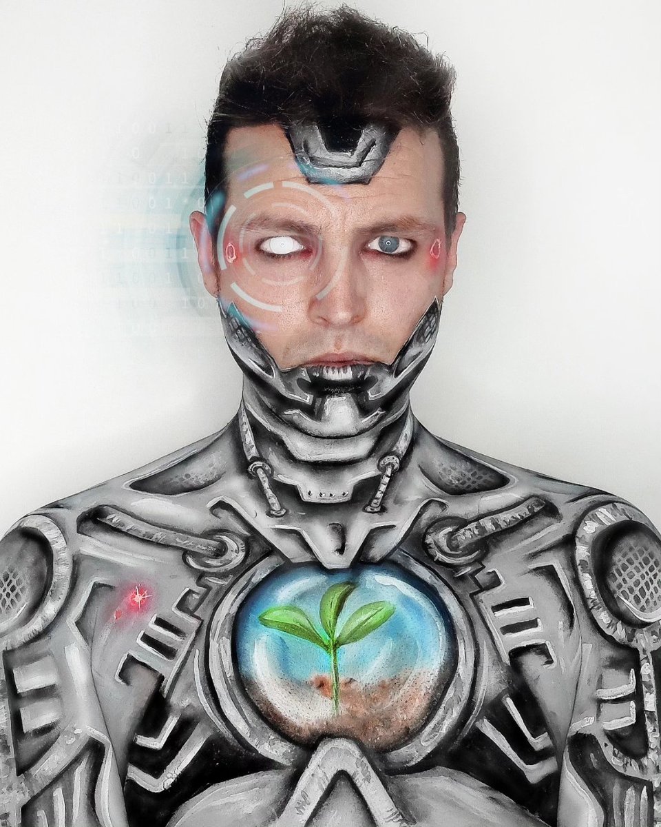 ⚙️   C  Y  B  O   R   G  ⚙️  

#cyborgmakeup #cyborg #robot #androide #planetatierra #medioambiente #makeup #parati #fyp #artisticmakeup #makeupartist #maquillaje #tbt #picoftheday
