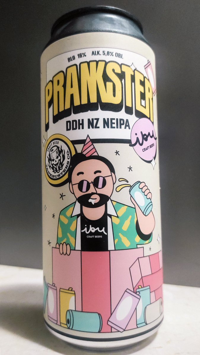 BojanowskiMarek's tweet photo. #296
πΊ Prankster
π΅π± TankBusters
DDH NZ NEIPA
Alk. 5.8%
Ekst.wag. 16.0
3.5/5
#craftbeer #polishbeer #NEIPA #newzealand #piwokraftowe #browar #TankBusters #beergeak #beerpics #wroclaw https://t.co/yn8HH0D65n