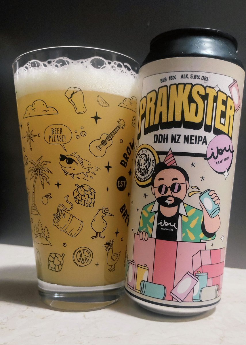 BojanowskiMarek's tweet photo. #296
πΊ Prankster
π΅π± TankBusters
DDH NZ NEIPA
Alk. 5.8%
Ekst.wag. 16.0
3.5/5
#craftbeer #polishbeer #NEIPA #newzealand #piwokraftowe #browar #TankBusters #beergeak #beerpics #wroclaw https://t.co/yn8HH0D65n