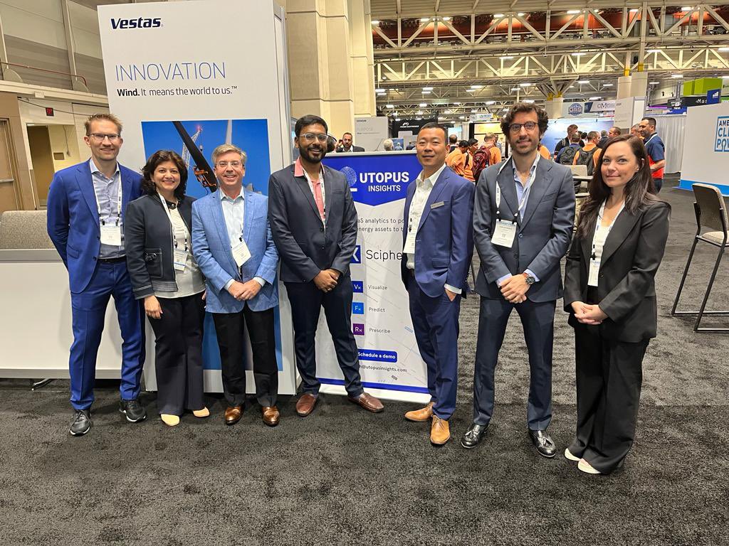 UtopusInsights's tweet image. Great energy @USCleanPower. Stop by and say hi @Vestas Lounge! #cleanpower2023