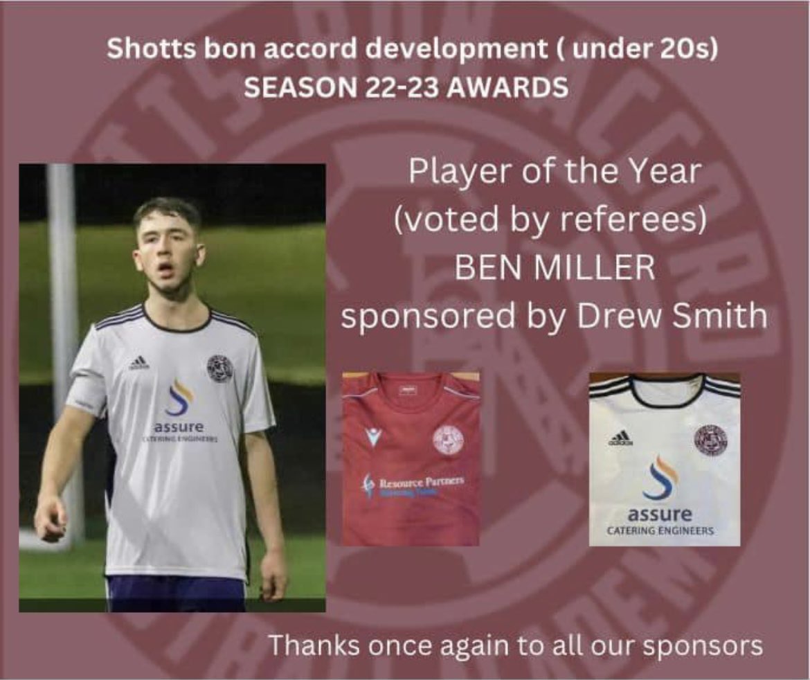 ShottsBAu20s's tweet photo. ⚽️🇱🇻 End of Season Awards 🇱🇻⚽️

On Saturday we held our End of Season Award Night. The award winners are below:
@Ben_Milllerr @euanwatson6 @RyanAllan1886 JoshCameron 

Thanks again to our sponsors, it’s very much appreciated ⚽️🇱🇻 https://t.co/Yv83kswwlR