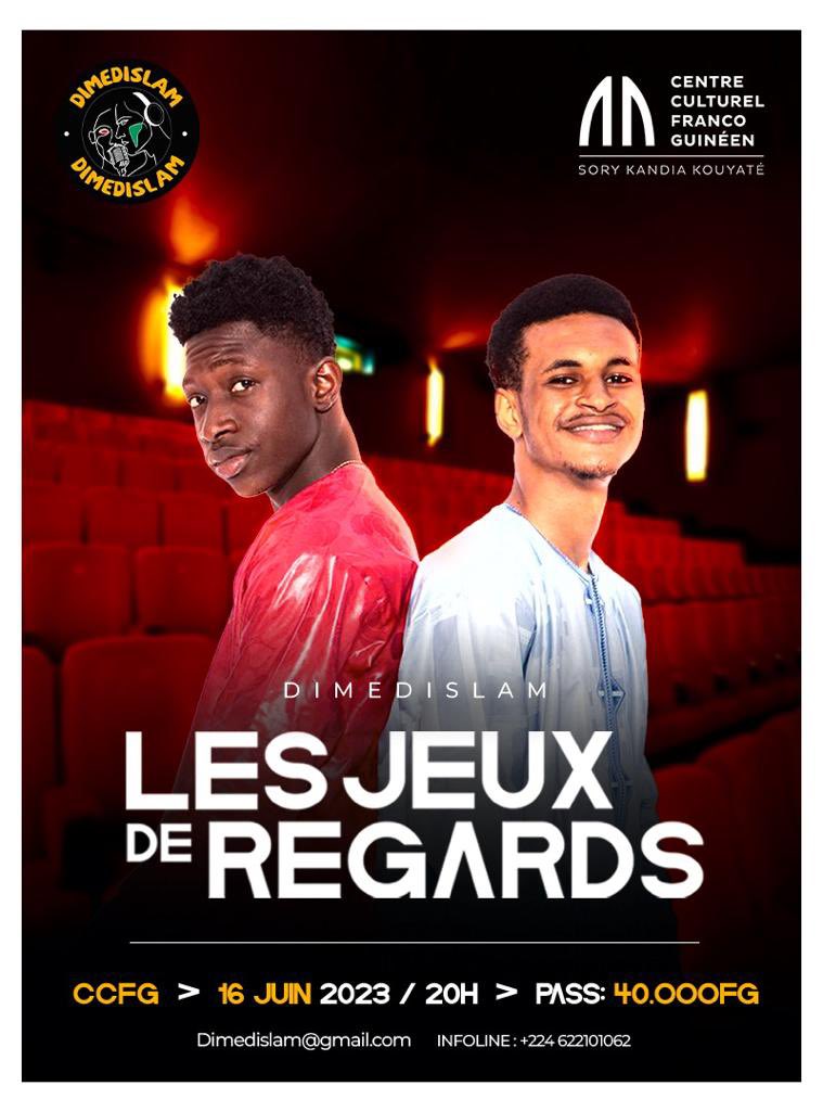 19 février 2022 : Champion d’Afrique de Slam 
22 septembre 2022 : Vice Champion du monde de Slam 
Que des dates mémorables…
Ce 16 Juin au CCFG, nous comptons écrire une nouvelle page de notre histoire commune. 
Prenez votre ticket et allons vivre Slam !

billetfacile.com/event/2023-06-…