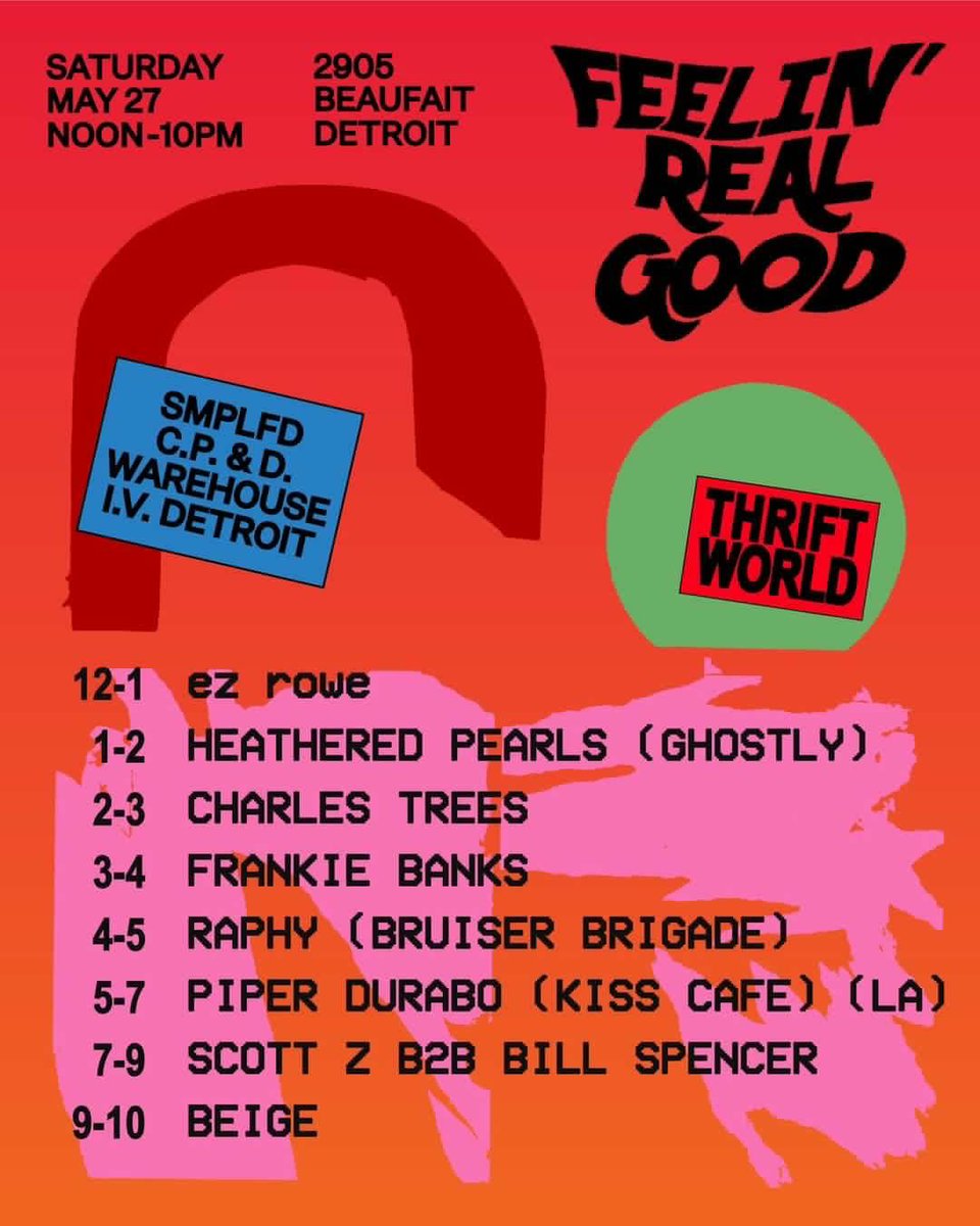 deejaybeige's tweet photo. Movement weekend itinerary incoming!! https://t.co/zvkSCBjXqk