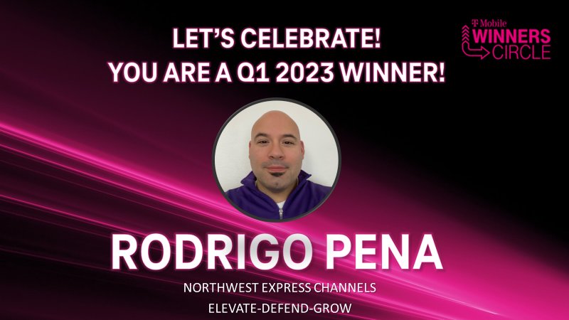 Please help me Congratulate @RodrigodDP1 Rodrigo for earning the Winner's Circle Q1 2023 Award! His Methodical and Relentless nature should him the acronym M.R...  MR-Success that is!  Thank you for LEADING and INSPIRING your frontline leaders. If you have ever seen him in