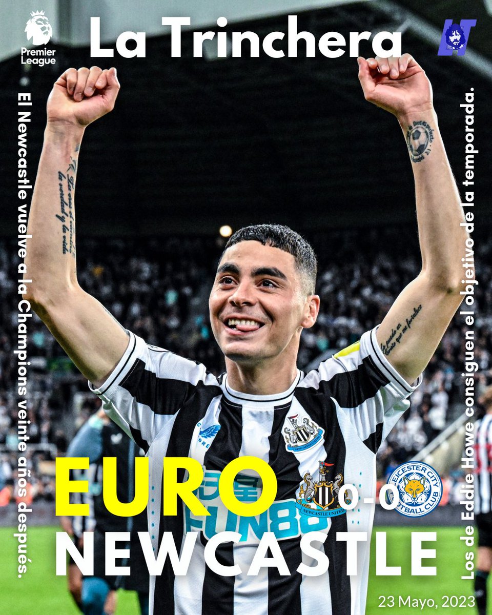 📰🗞️ "Euro Newcastle" 23 Mayo, 2023.

#PremierLeague #NewcastleUnited